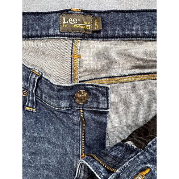 Lee Women's Skinny Jeans Low-Bruce Fit Stone Wash Low Rise Blue Size 32/33 - Picture 3 of 10